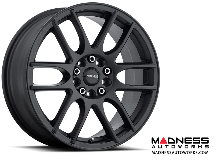 Jeep Custom Wheels (1) - Raceline - 141B - 18"x7.5" - Mystique Black